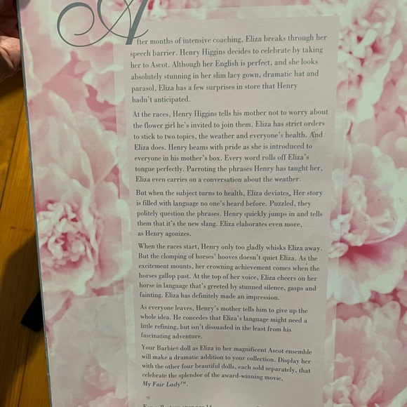 NIB Barbie as Eliza Doolittle Ascot Opening Day - Picture 3 of 4